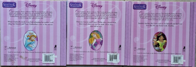 3 Disney Princess Storybook Library Hard Cover Set - photo 2