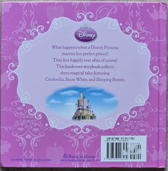 Happily Ever After... Disney Princesses HardCover Book - photo 2