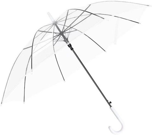 NEW Clear Transparent 27" Umbrella, Automatic Open