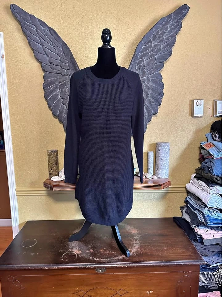 George Black Knit Sweater Dress