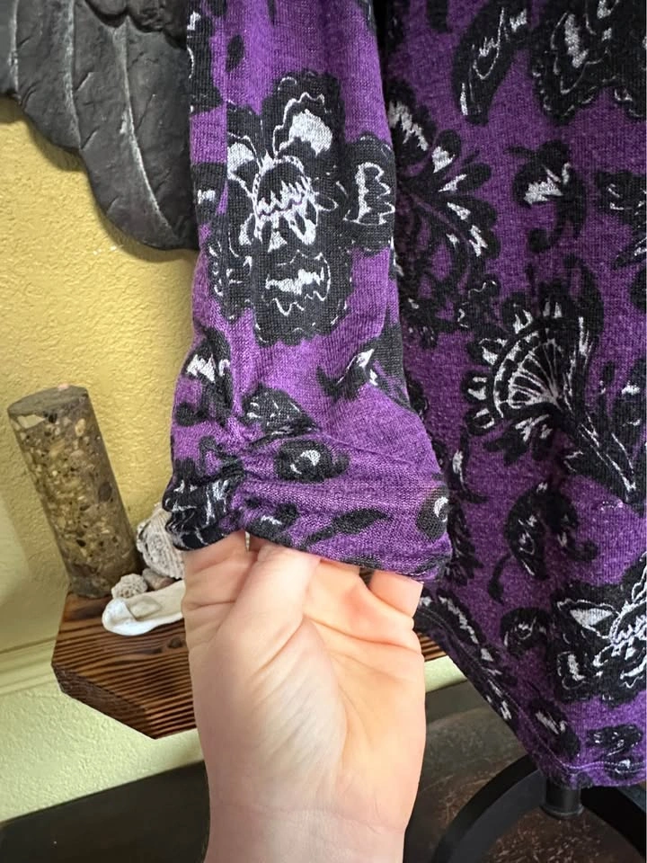 Ricki's Purple Patterned Top - photo 2