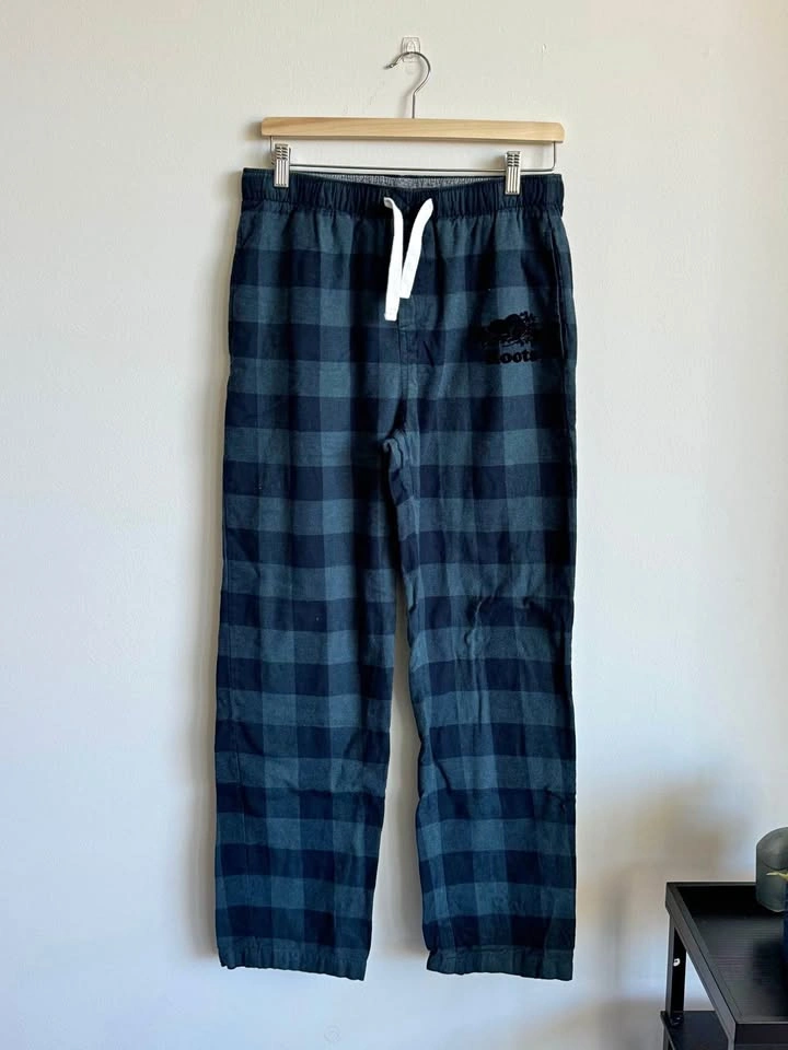 Roots Blue Check Pyjama Pants - Size S