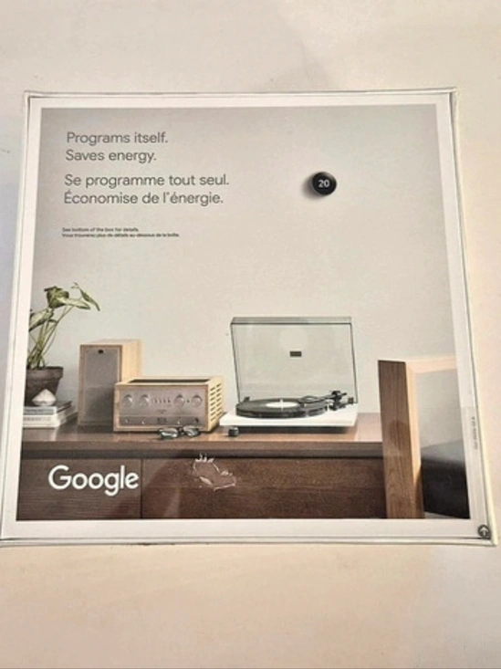 Google Nest Learning Thermostat Smart Thermostat NWT Sealed - photo 3
