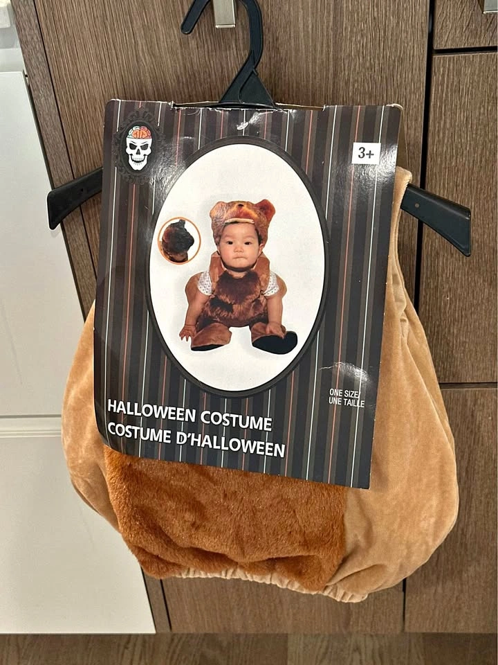 brown bear Halloween costume 0-4