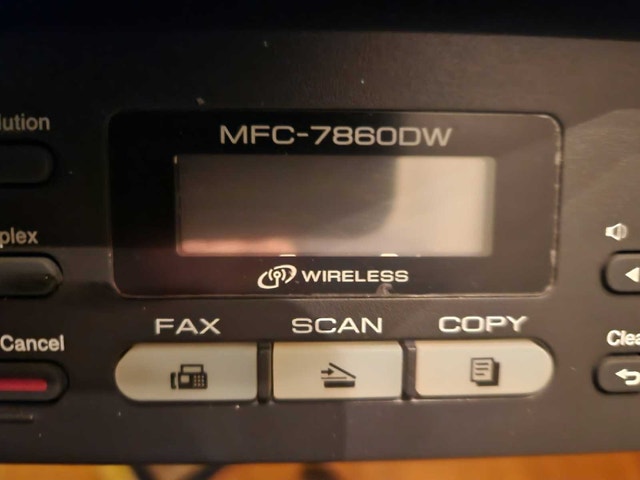 Brother MFC-7860DW Wireless Monochrome Laser All-in-One Printer