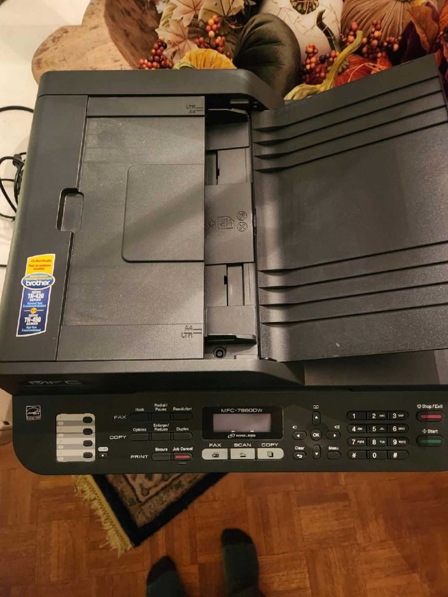 Brother MFC-7860DW Wireless Monochrome Laser All-in-One Printer - photo 3