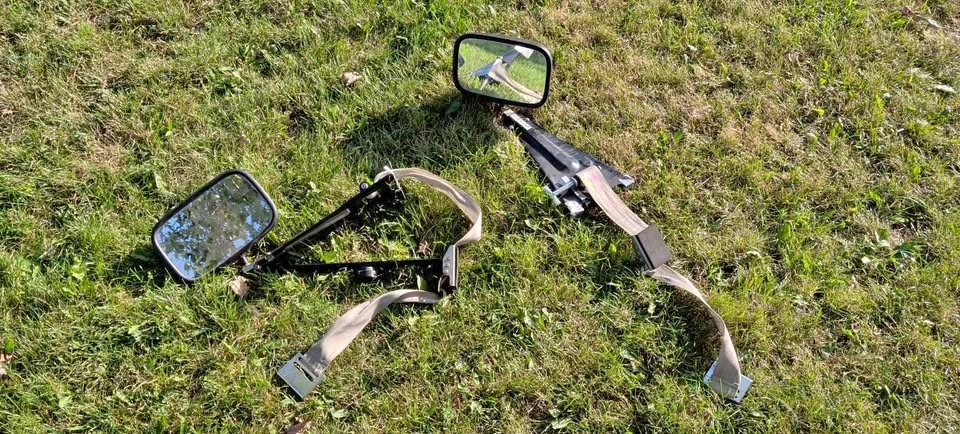 Trailer mirror extensions