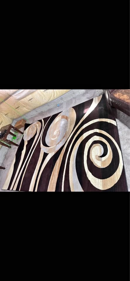 Modern Swirl Area Rug