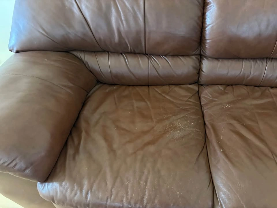 Living room set, Brown Leather Sofas and Recliner chair, plus ta - photo 5