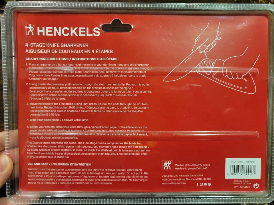 Henckels 4 stage knife sharpener - photo 2
