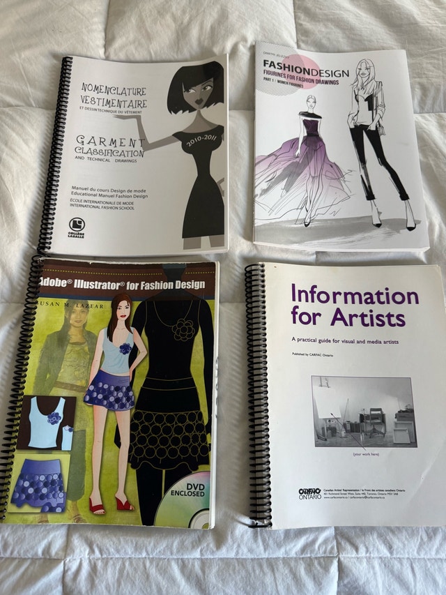 Fashion Design / Artist Books Lot A