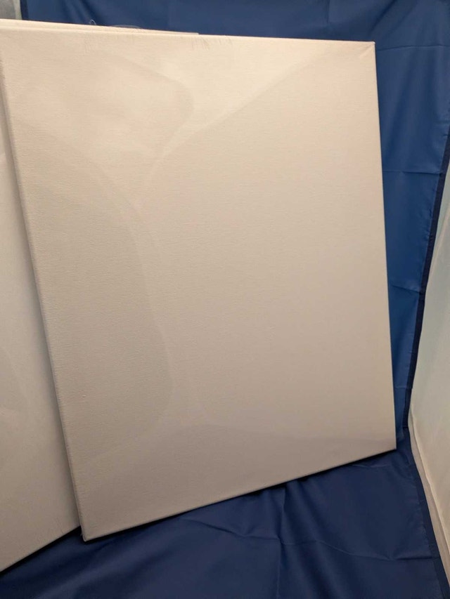 NEW - Set of 2 Blank Stretched Canvases -Wood Frame (19" x 12") - photo 2