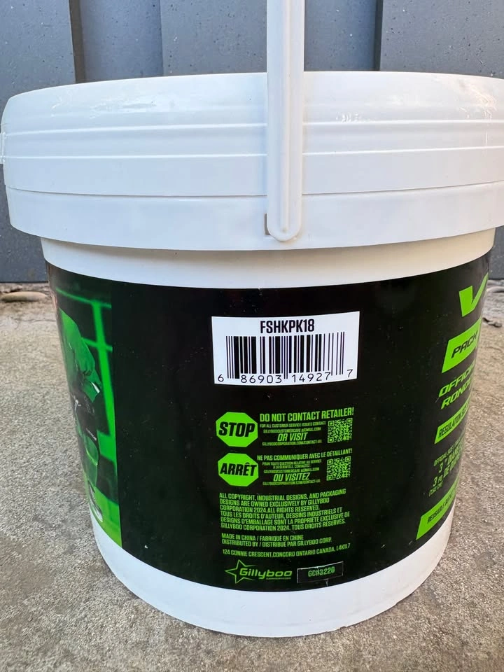New - VIBE 6oz Hockey Puck Bucket (18pc) - photo 3