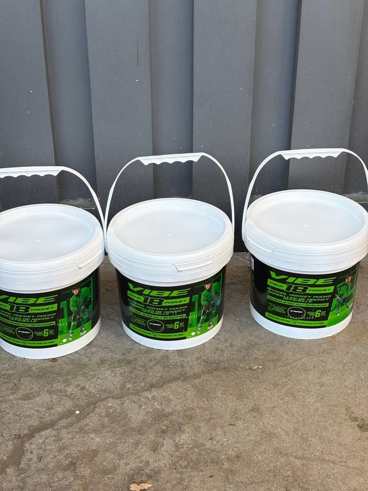 New - VIBE 6oz Hockey Puck Bucket (18pc) - photo 5