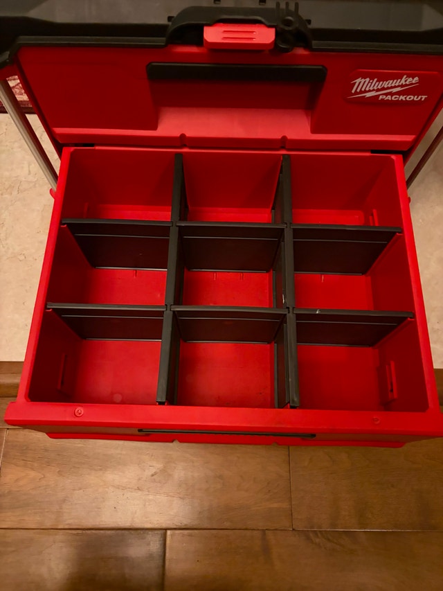 Like New Milwaukee Packout 2 Drawer Box - photo 3