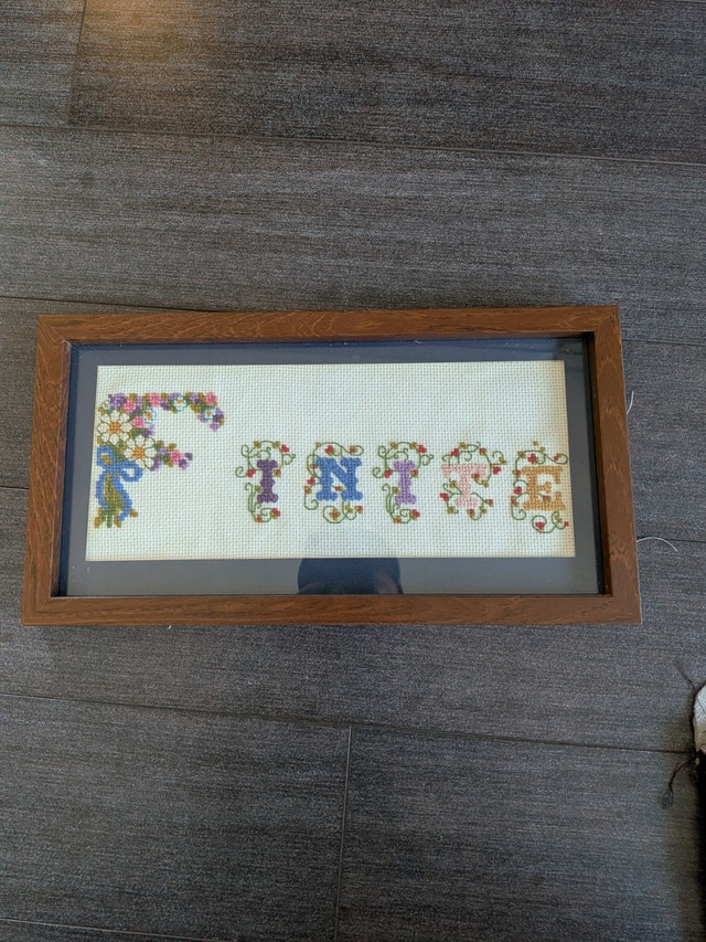 Cross Stitch Wall Art