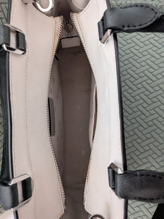 Kate Spade Staci Medium Satchel – Grey, White & Black - photo 2