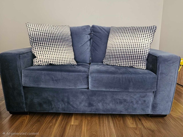 Blue Loveseat - good condition