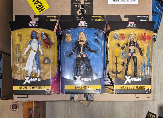 Hasbro Marvel Legends X-Men Mystique, Emma Frost, Magik