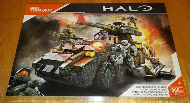 Mega Bloks Construx UNSC Kodiak Siege Cannon DPJ94