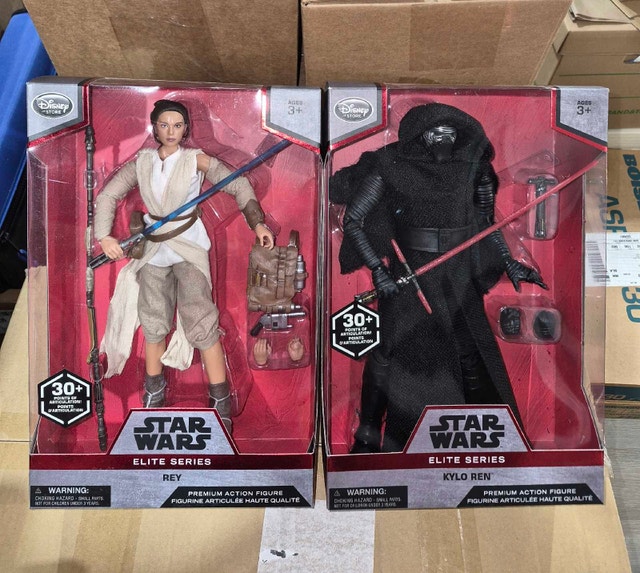 Disney Store Star Wars Elite Series Action Figures