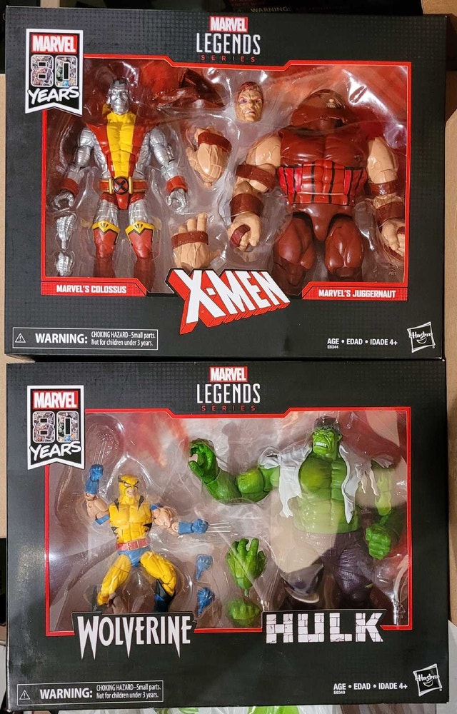 Marvel Legends Colossus Juggernaut Wolverine Hulk