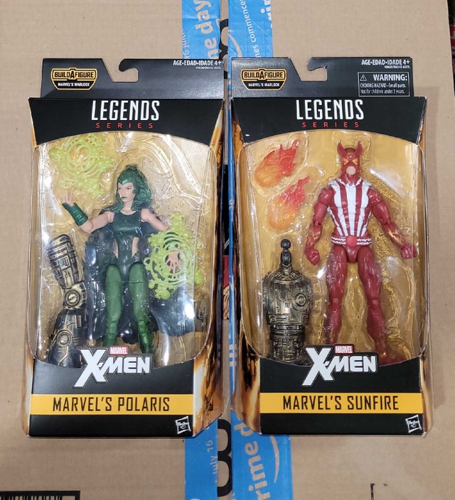 Marvel Legends Polaris, Sunfire, Shatterstar, Dazzler