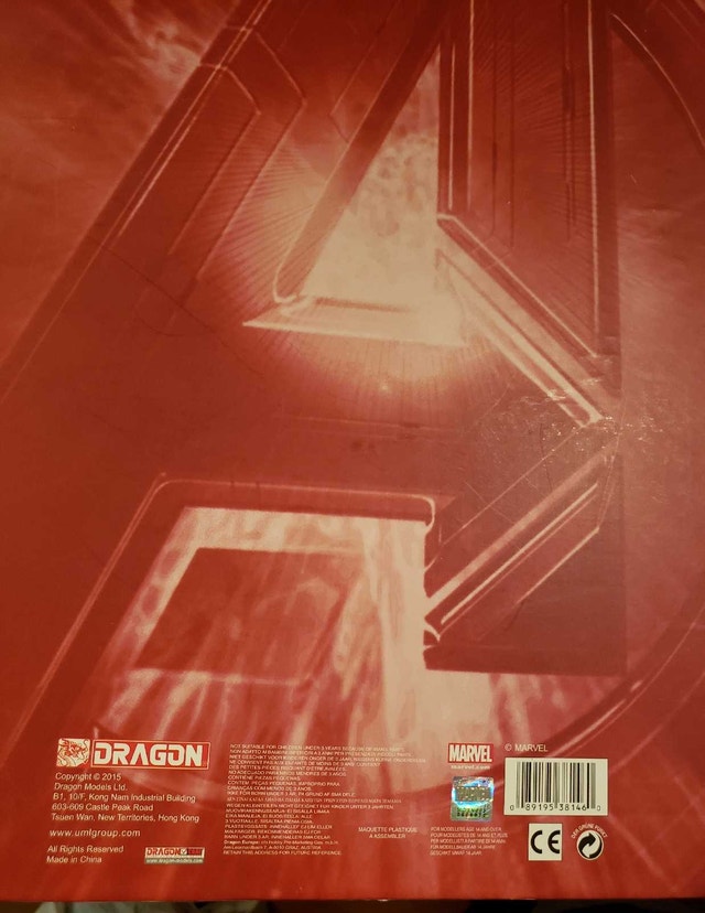 Marvel Avengers Age of Ultron Hulkbuster Dragon Models 1:9 scale - photo 5