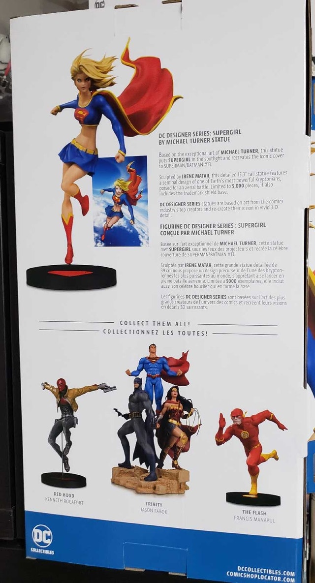 DC Designer Series, Supergirl 12" statue, Michael Turner - photo 4