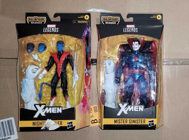 Marvel Legends Nightcrawler & Mister Sinister, Wendigo BAF