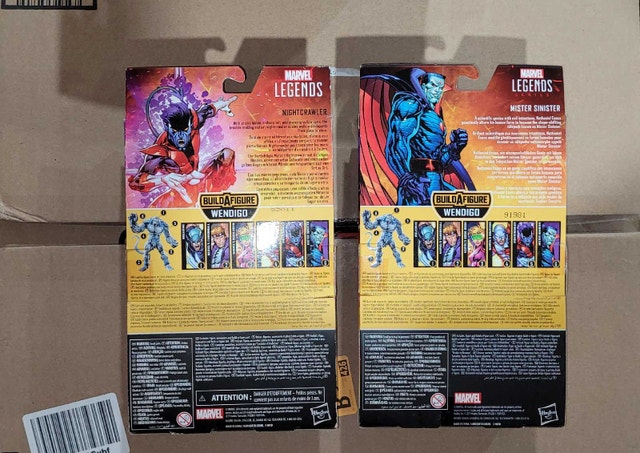 Marvel Legends Nightcrawler & Mister Sinister, Wendigo BAF - photo 3