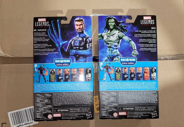 Marvel Legends Mr. Fantastic & She-Hulk, Super Skrull BAF - photo 3