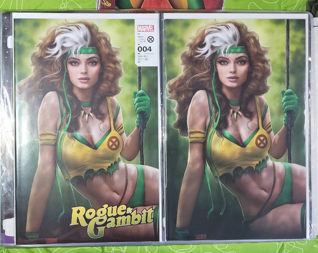 Marvel Rogue & Gambit #4 Szerdy Virgin and Trade Dress Variants