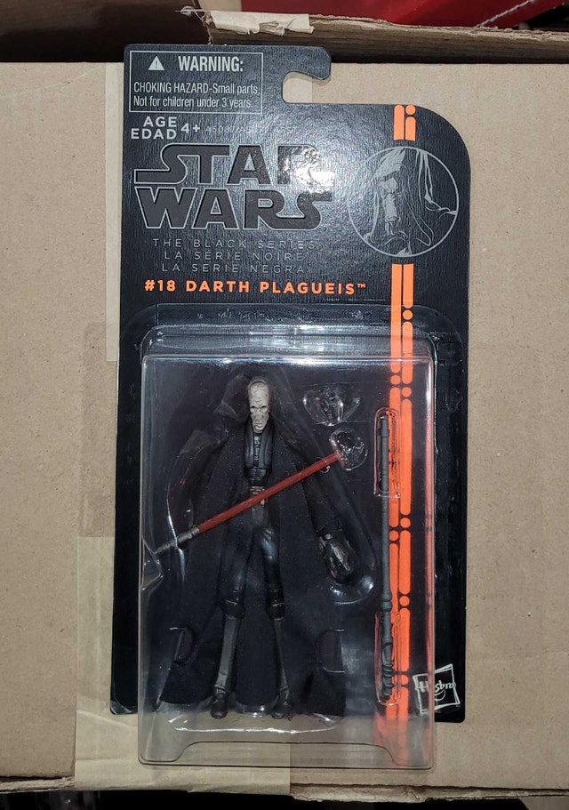 Star Wars Darth Plagueis 3.75" partially open box