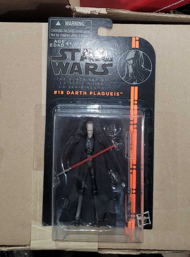 Star Wars Darth Plagueis 3.75" partially open box - photo 2