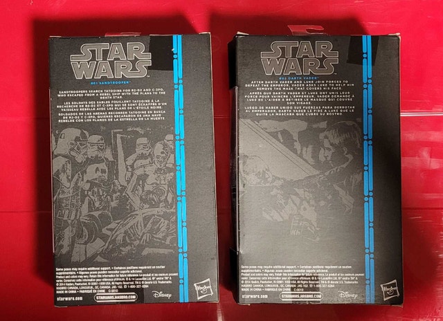 Star Wars Black Series Sandtrooper #01 and Darth Vader #02 - photo 3