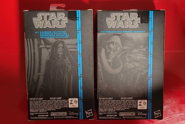 Star Wars Black Series Palpatine #11 and Leia (Boushh) #16 - photo 3