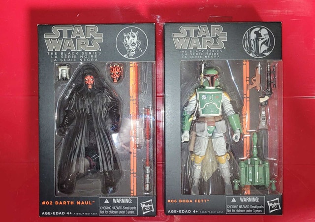 Star Wars Black Series Darth Maul #02 and Boba Fett #06 - photo 2