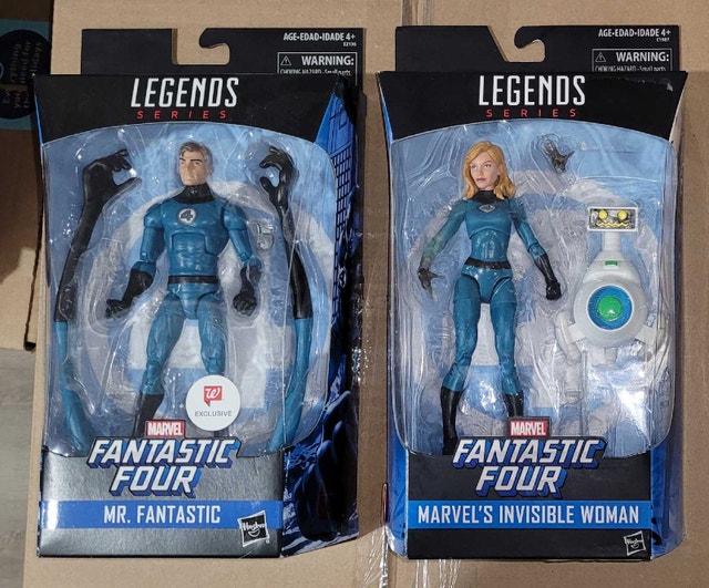 Marvel Legends Fantastic Four Mr. Fantastic & Invisible Woman