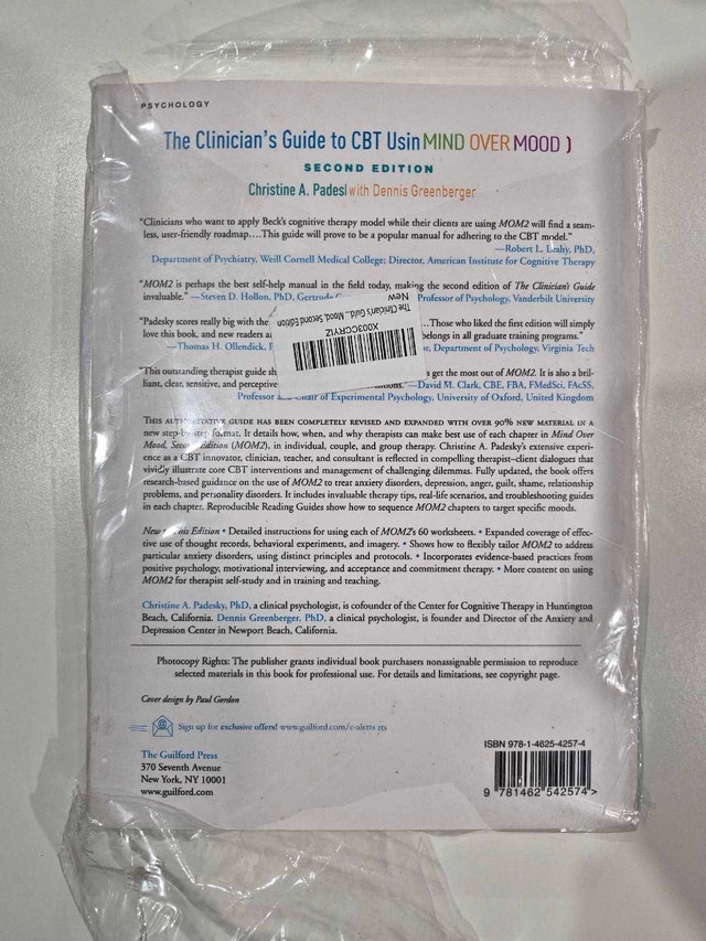 The Clinician's Guide to CBT Using Mind Over Mood Book - photo 2