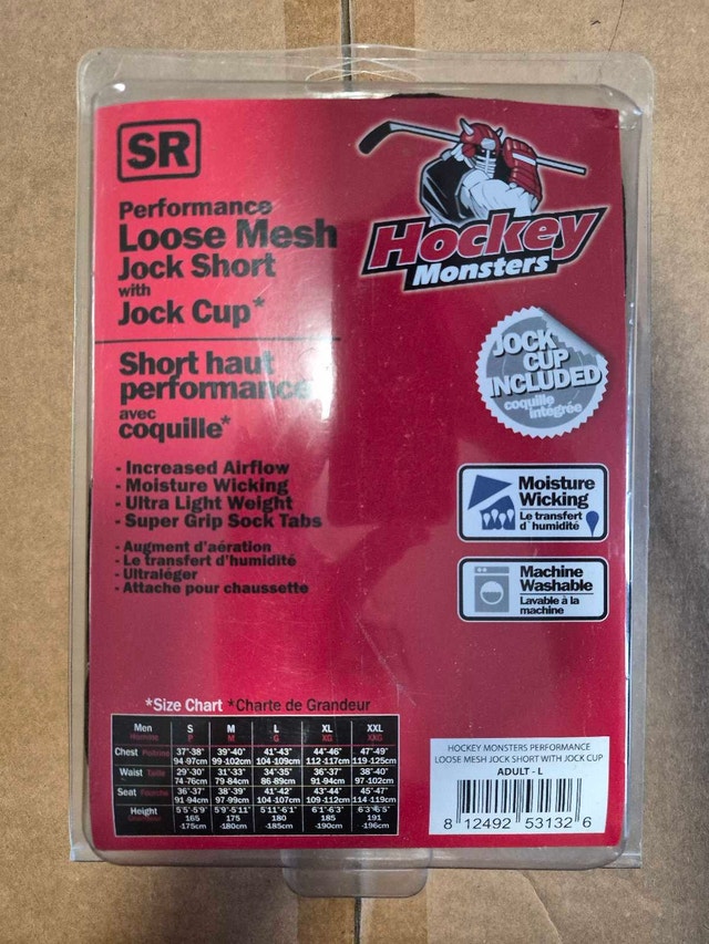 Hockey Monsters Loose Mesh Jock Short Large - photo 2