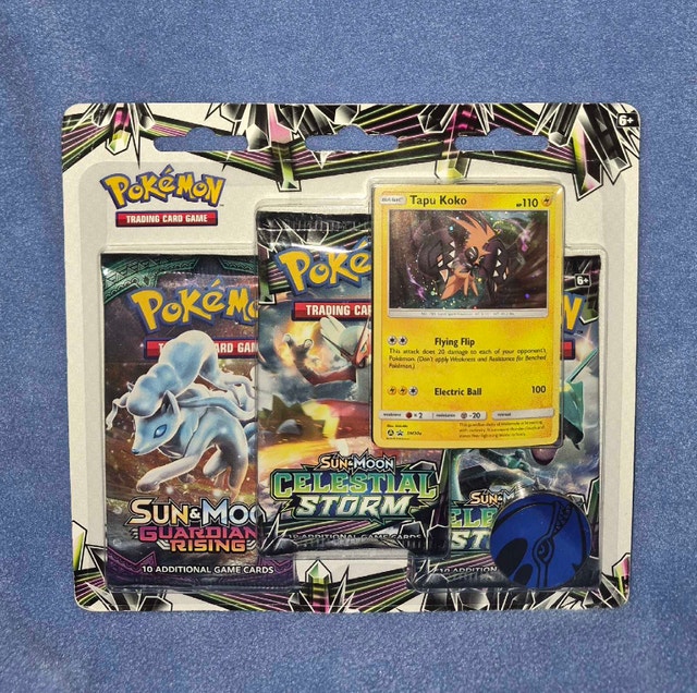 Pokémon Sun and Moon Celestial Storm Blister Pack