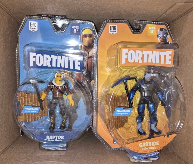 Fortnite Solo Mode Action Figures Raptor Carbide Bandolier