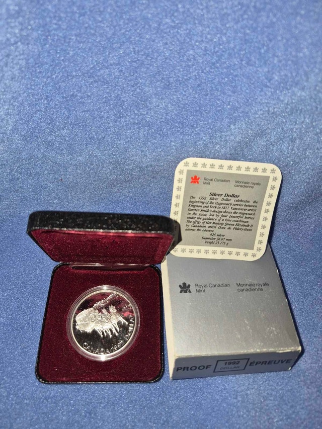 Royal Canadian Mint 1992 Silver Dollar
