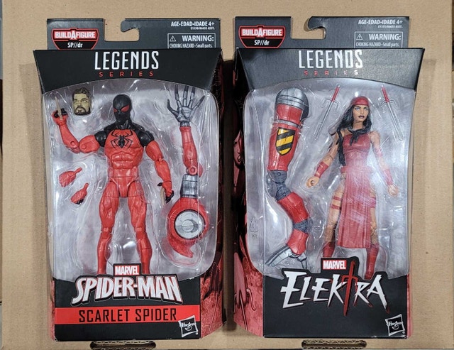 Marvel Legends Spider-Man, Daredevil Elektra, Doc Ock SP//dr BAF - photo 2