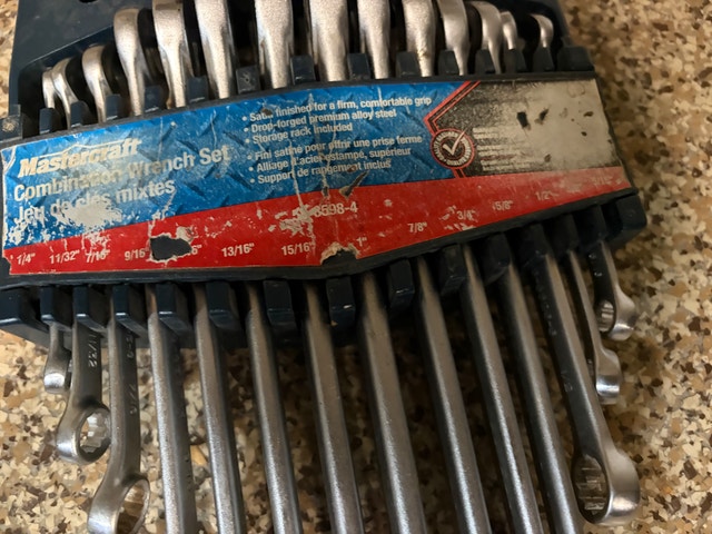 28 Piece SAE and Metric Wrench Set - photo 2