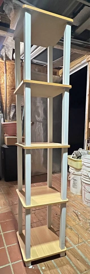 5-Tier Corner Square Rack Display Shelf