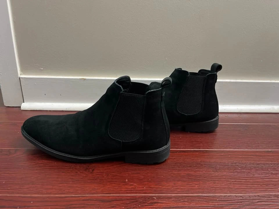 Steve Madden Linus Black Suede Chelsea Boots – Men’s US 9.5 - photo 2