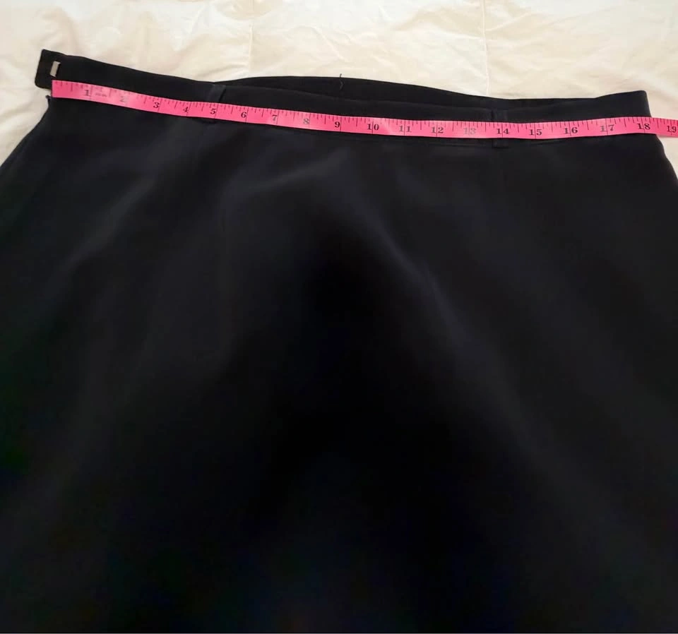 Black A-line Midi Skirt - photo 3
