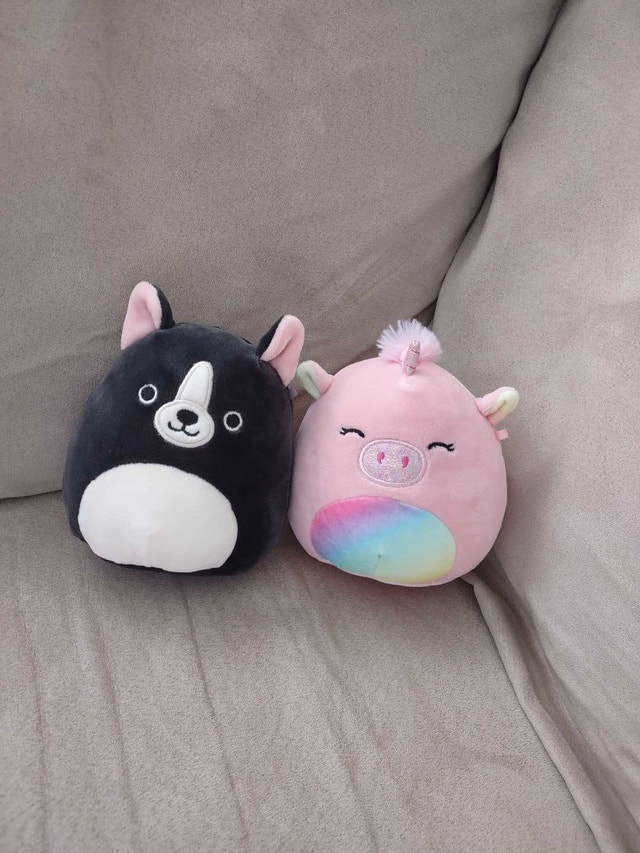 Squishmallow Minis Dog and Pig unicorn